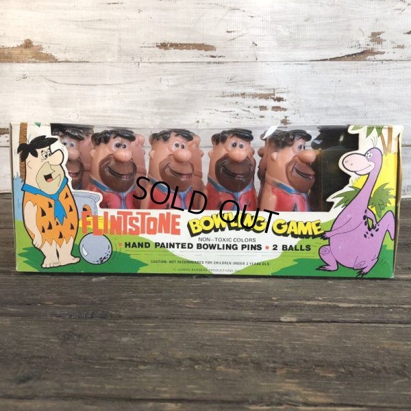 画像3: 60s Vintage The Flintstones Bowling Game Set (S114)