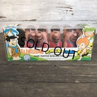 60s Vintage The Flintstones Bowling Game Set (S114)