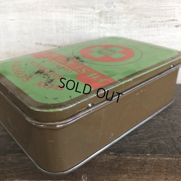 画像2: Vintage Boy Scouts America Official First AID Kit Can (S122）