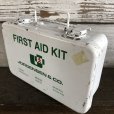 画像2: Vintage Jorgensen First Aid Kit Mettal Box Cabinet (S119） (2)