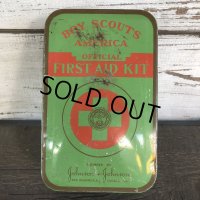 Vintage Boy Scouts America Official First AID Kit Can (S122）