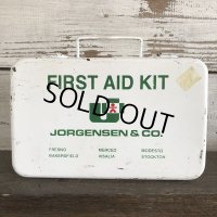 Vintage Jorgensen First Aid Kit Mettal Box Cabinet (S119）