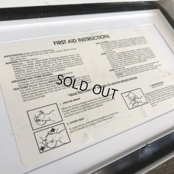 画像8: Vintage Jorgensen First Aid Kit Mettal Box Cabinet (S119）