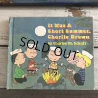 Vintage Book Snoopy It Was A Short Summer, Charlie Brown (S134）