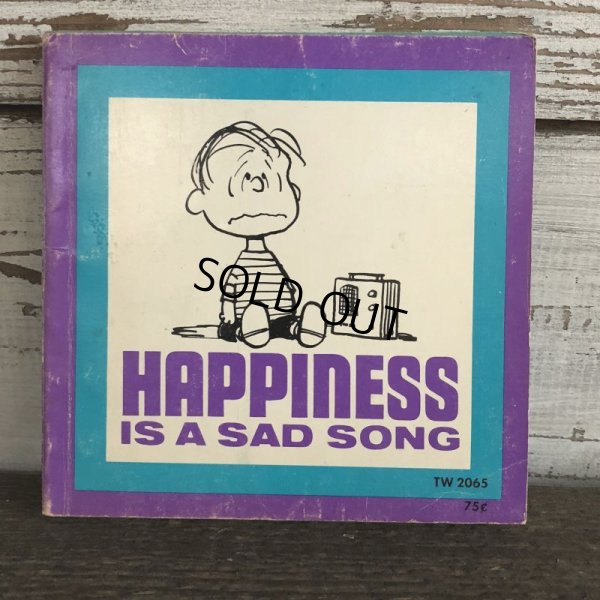 画像1: Vintage Book Snoopy Happiness is a sad song (S138）