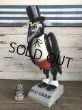 OLD CROW Vintage Light Up Store Display Statue (S151)