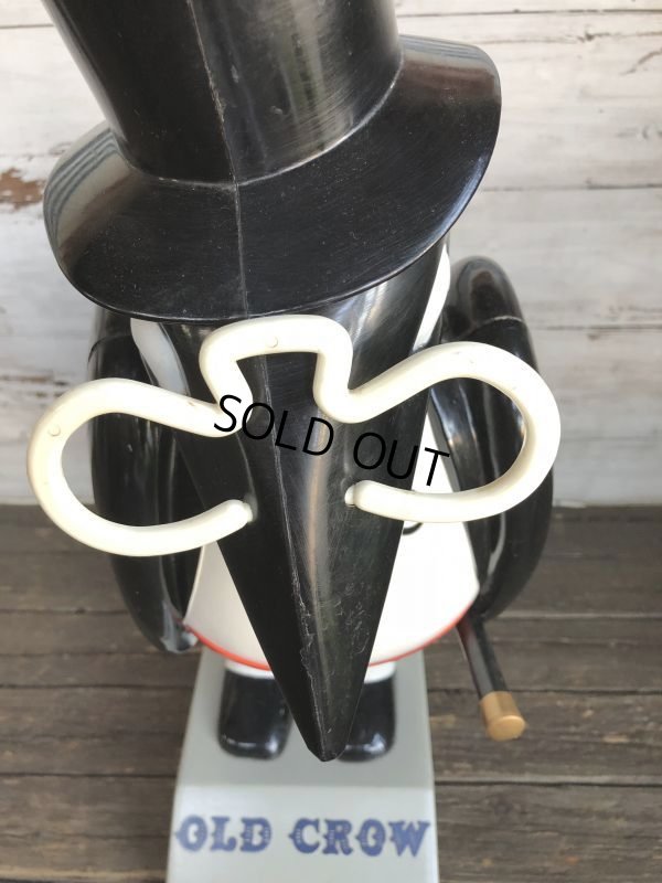 画像5: OLD CROW Vintage Light Up Store Display Statue (S151)