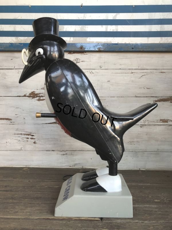 画像6: OLD CROW Vintage Light Up Store Display Statue (S151)