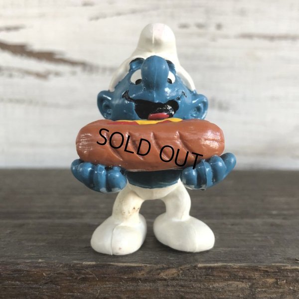 画像2: Vintage PVC Smurf Hot Dog (S170)