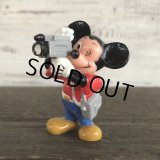 Vintage Disney Mickey Mouse PVC / Cameraman (S159)