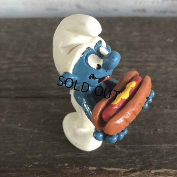 画像6: Vintage PVC Smurf Hot Dog (S170)
