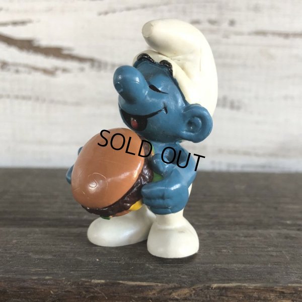 画像1: Vintage PVC Smurf Hamburger (S169)