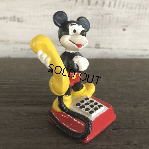 画像2: Vintage Disney Mickey Mouse PVC / Telephone (S168)