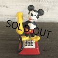 Vintage Disney Mickey Mouse PVC / Telephone (S168)