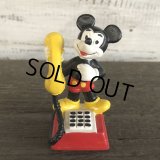 Vintage Disney Mickey Mouse PVC / Telephone (S168)