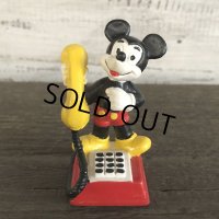 Vintage Disney Mickey Mouse PVC / Telephone (S168)