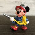 画像1: Vintage Disney Mickey Mouse PVC / Firefighter (S162) (1)