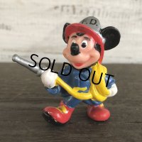 Vintage Disney Mickey Mouse PVC / Firefighter (S162)
