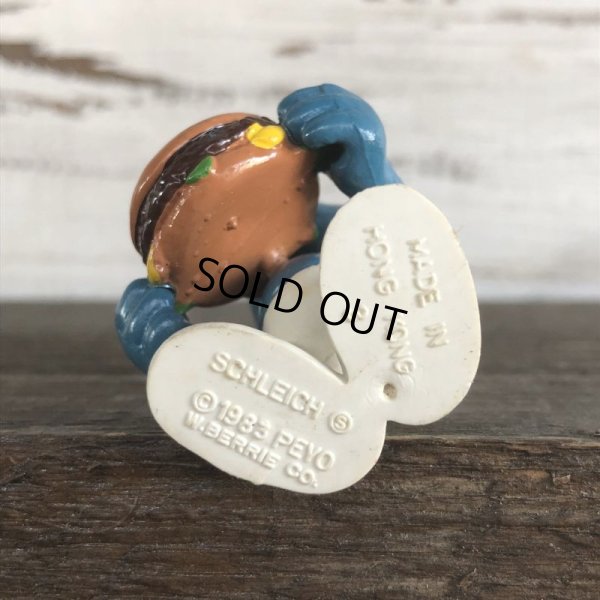 画像8: Vintage PVC Smurf Hamburger (S169)
