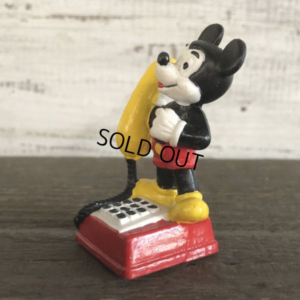 画像4: Vintage Disney Mickey Mouse PVC / Telephone (S168)