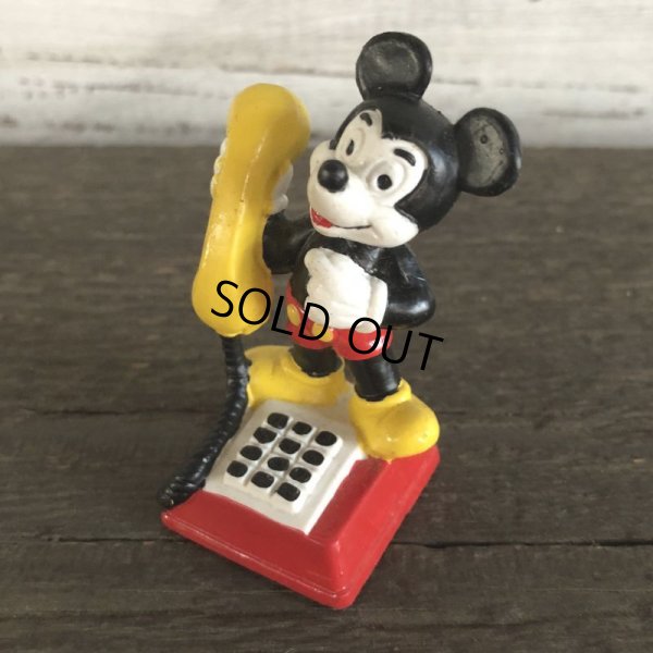 画像6: Vintage Disney Mickey Mouse PVC / Telephone (S168)