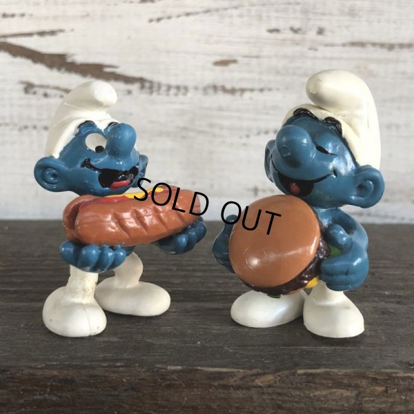 画像8: Vintage PVC Smurf Hot Dog (S170)