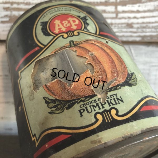画像7: Vintage A&P Pumpkin Tea Can (S175) 