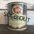 Vintage A&P Pumpkin Tea Can (S175) 