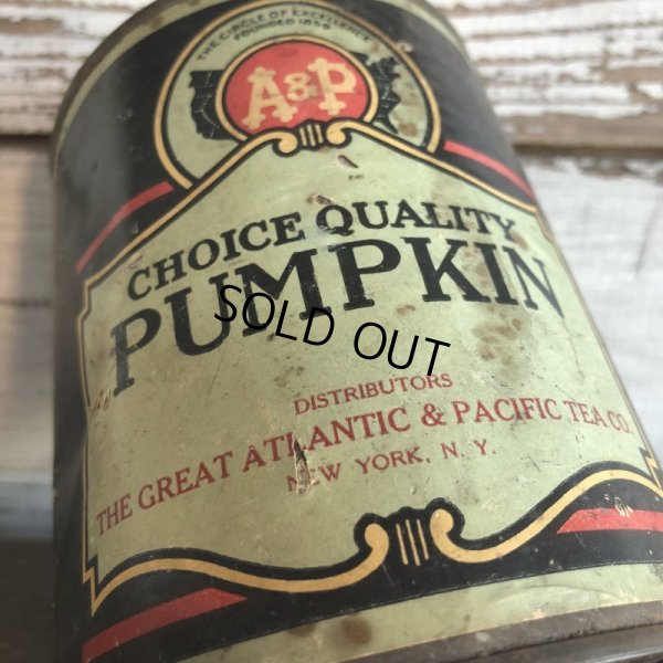 画像9: Vintage A&P Pumpkin Tea Can (S175) 