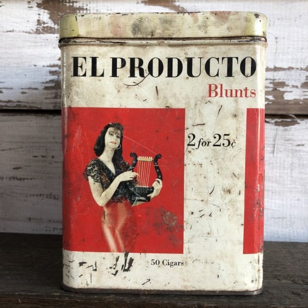 画像1: Vintage El Producto Blunts 50 Cigars Can (S178) 