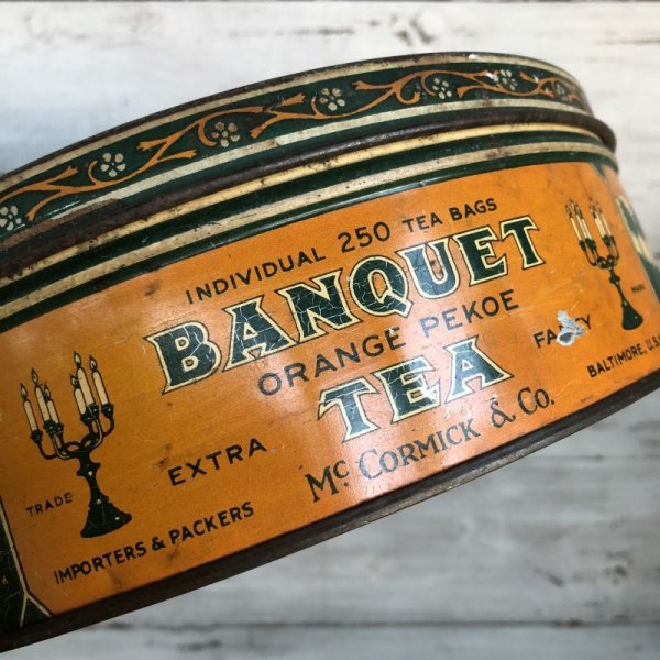 画像11: Vintage Banquet Tea Can (S180)
