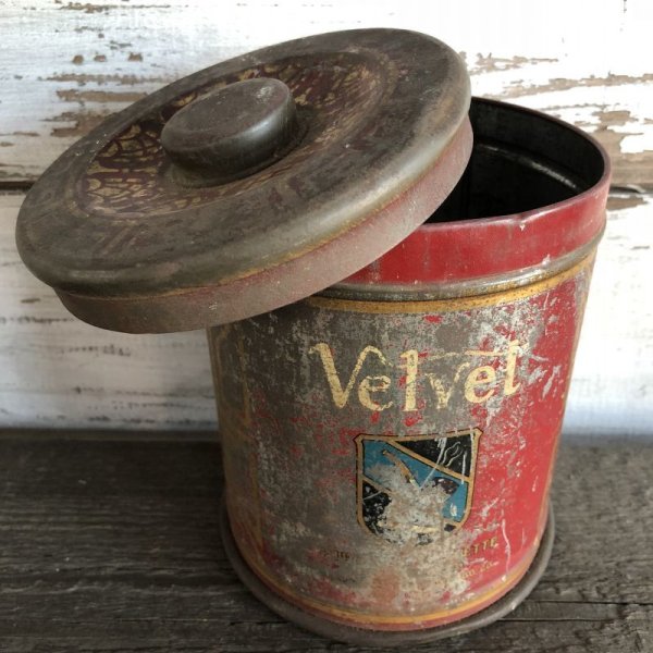 画像8: Vintage Velvet Pipe & Cigarette Can (S177)