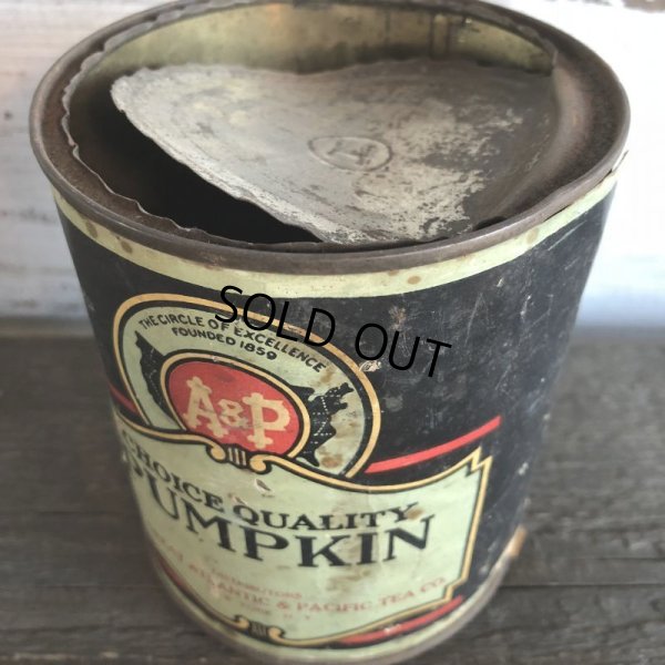 画像8: Vintage A&P Pumpkin Tea Can (S175) 