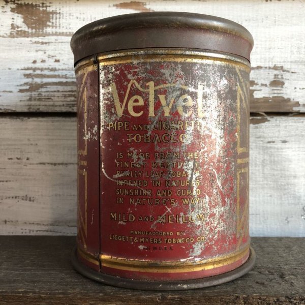 画像3: Vintage Velvet Pipe & Cigarette Can (S177)