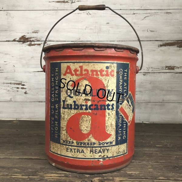 画像3: Vintage Oil can Atlantic U.S. 5 GAL (S182)  