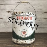 Vintage Oil can TEXACO U.S. 5 GAL (S181)  