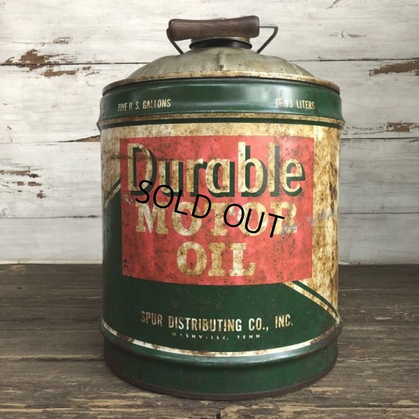 画像3: Vintage Oil can Durable U.S. 5 GAL (S183)