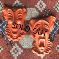 【SALE】 Vintage Comedy & Tragedy Two Face Wall Decor (S188)