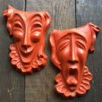 画像9: 【SALE】 Vintage Comedy & Tragedy Two Face Wall Decor (S188)