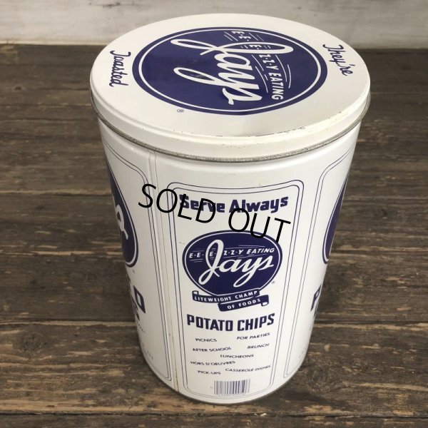 画像4: Vintage JAYS Potatochips Tin Can (S193)