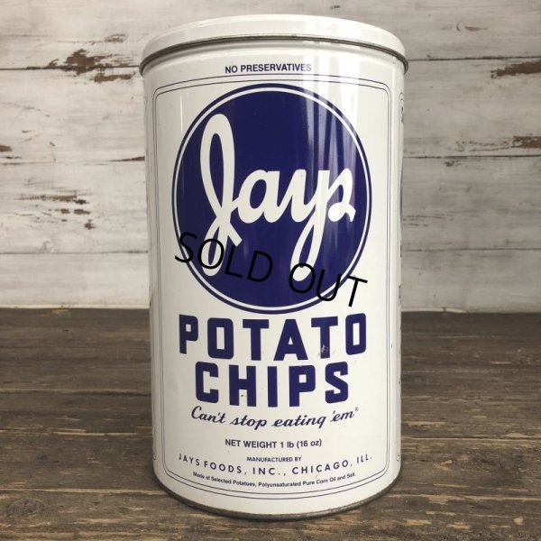 画像3: Vintage JAYS Potatochips Tin Can (S193)