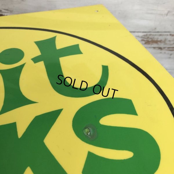 画像3: Vintage ABOTTS Deliver Store Display Double Side Sign (195)