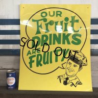 Vintage ABOTTS Deliver Store Display Double Side Sign (195)