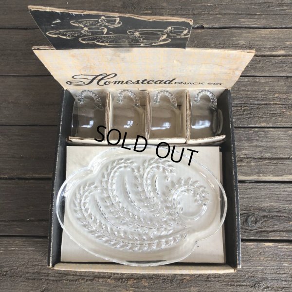 画像3: Vintage Federal Homestead Snack Set Dead Stock (S196)