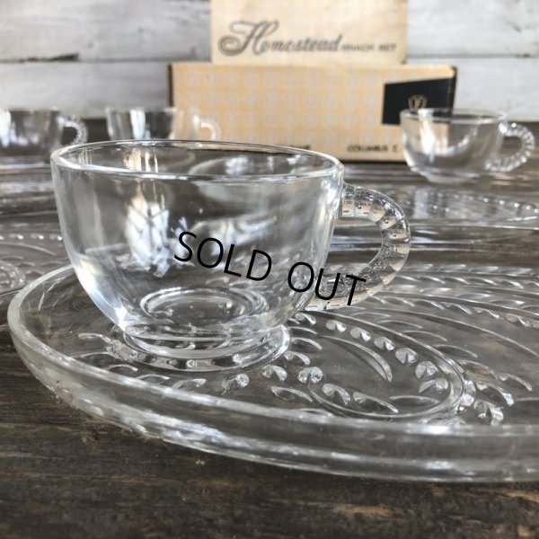 画像8: Vintage Federal Homestead Snack Set Dead Stock (S196)