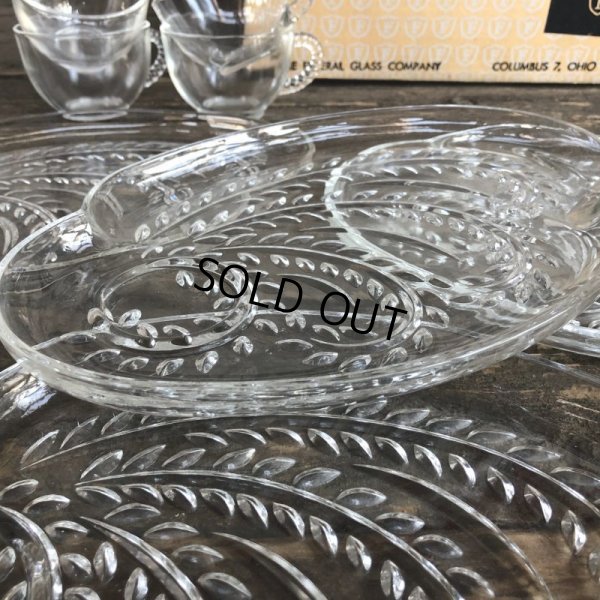 画像9: Vintage Federal Homestead Snack Set Dead Stock (S196)