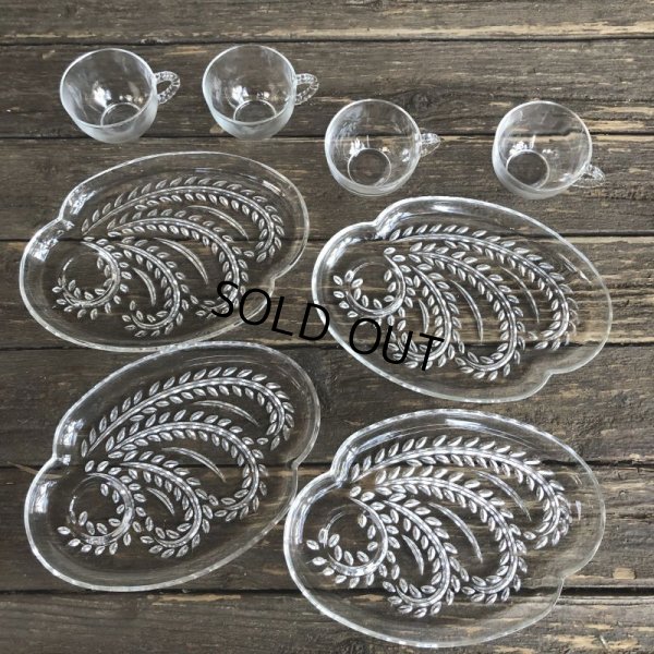 画像7: Vintage Federal Homestead Snack Set Dead Stock (S196)