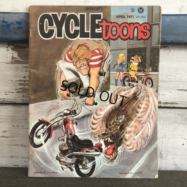 画像1: Vintage CYCLE'toons Magazine April '71 (S203)