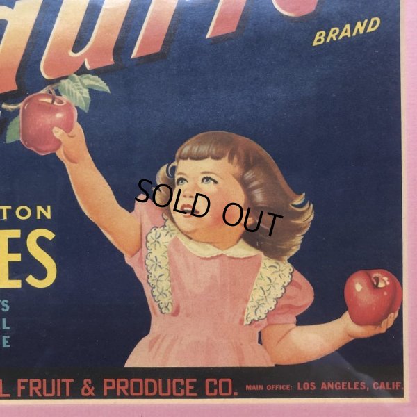 画像5: Vintage Wood Box Label Washinton Apples (S206)