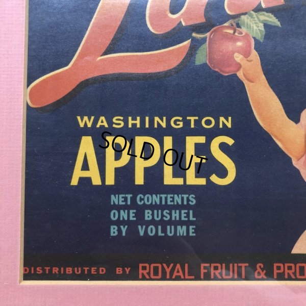 画像4: Vintage Wood Box Label Washinton Apples (S206)